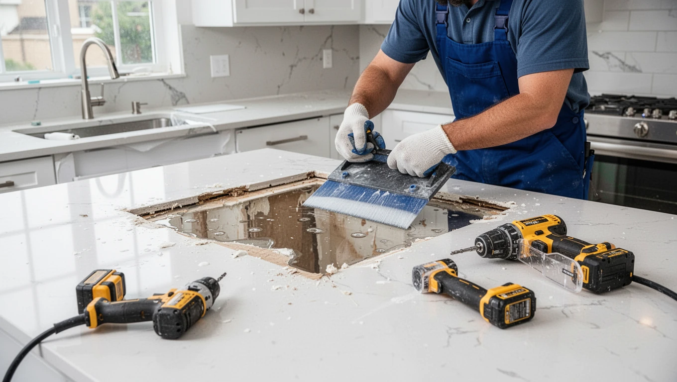 Kitchen Water Damage Repair